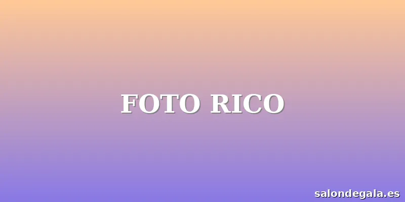 FOTO RICO