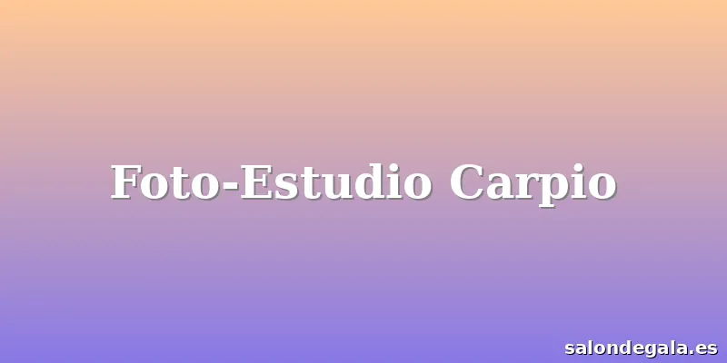 Foto-Estudio Carpio