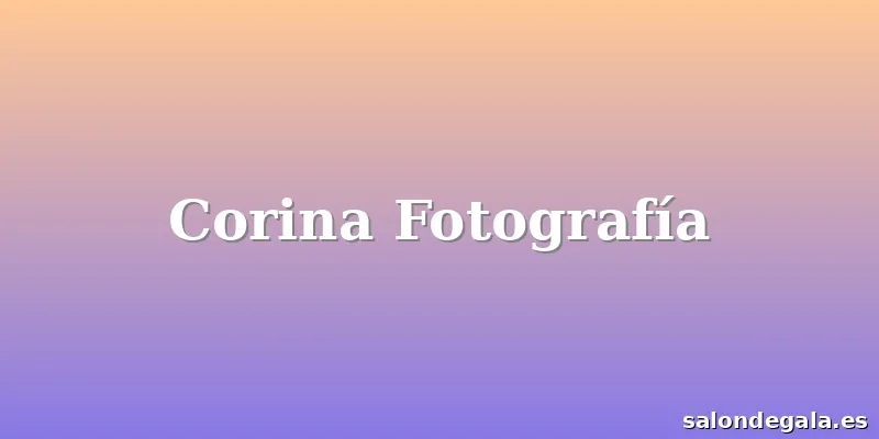 Corina Fotografía