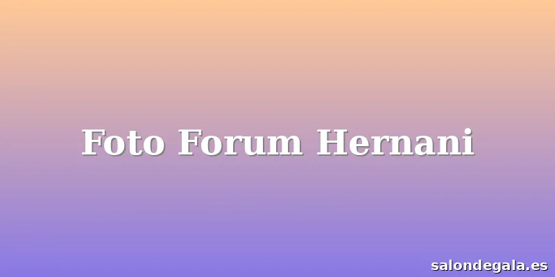 Foto Forum Hernani