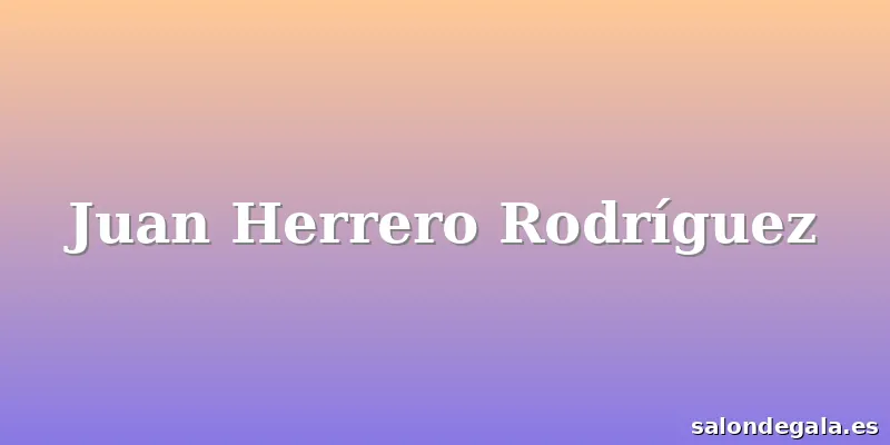 Juan Herrero Rodríguez