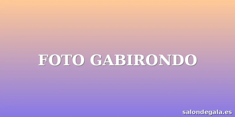 FOTO GABIRONDO