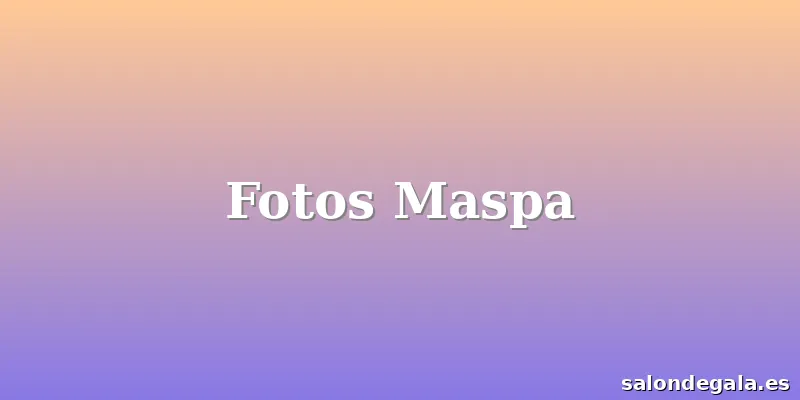Fotos Maspa
