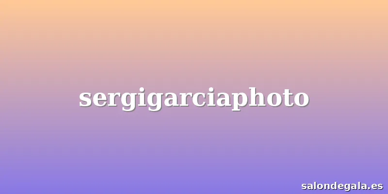 sergigarciaphoto