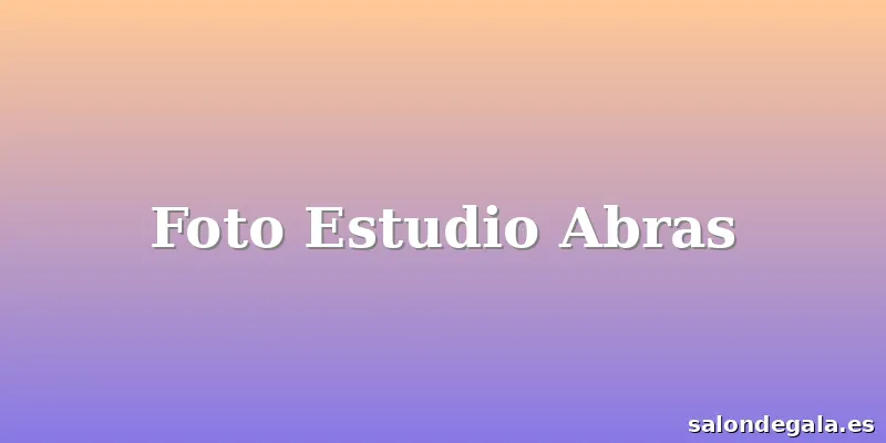Foto Estudio Abras