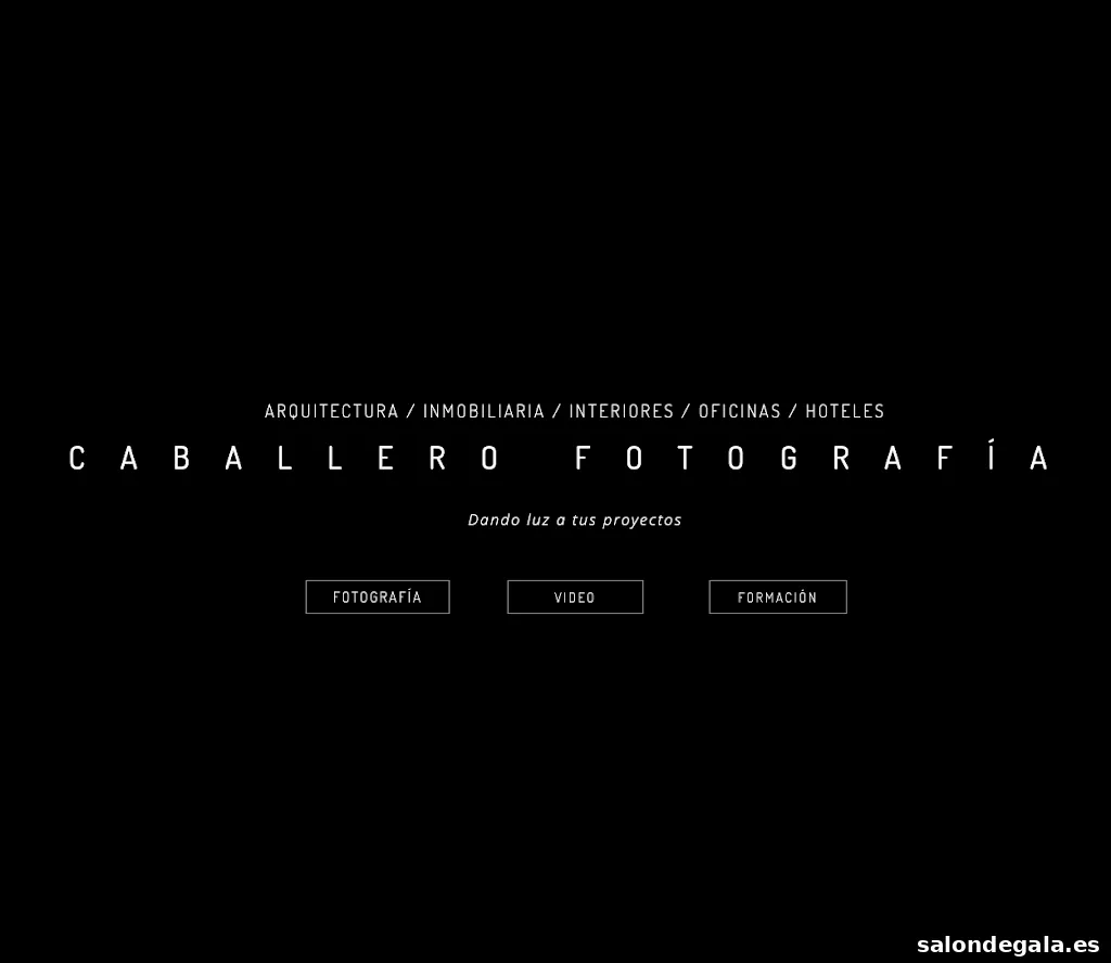 CABALLERO Fotografía de arquitectura, inmobiliaria, interiores, hoteles y oficinas