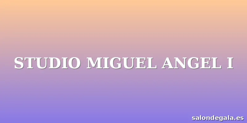 STUDIO MIGUEL ANGEL I