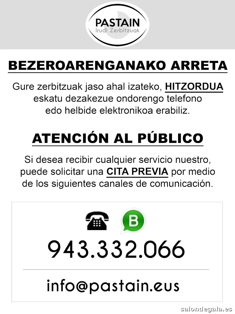 Pastain Irudi Zerbitzuak