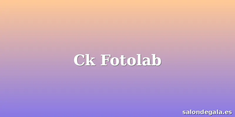 Ck Fotolab