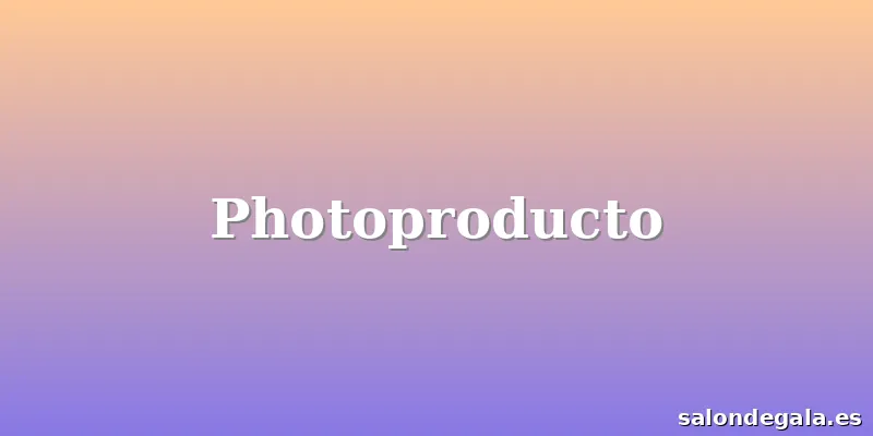Photoproducto
