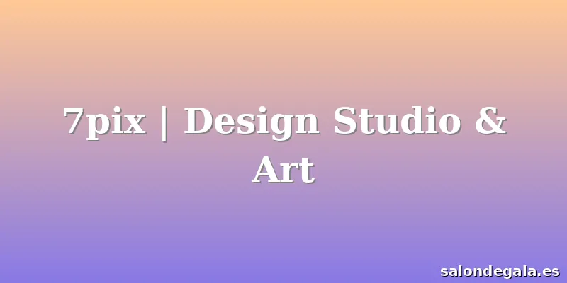 7pix | Design Studio & Art
