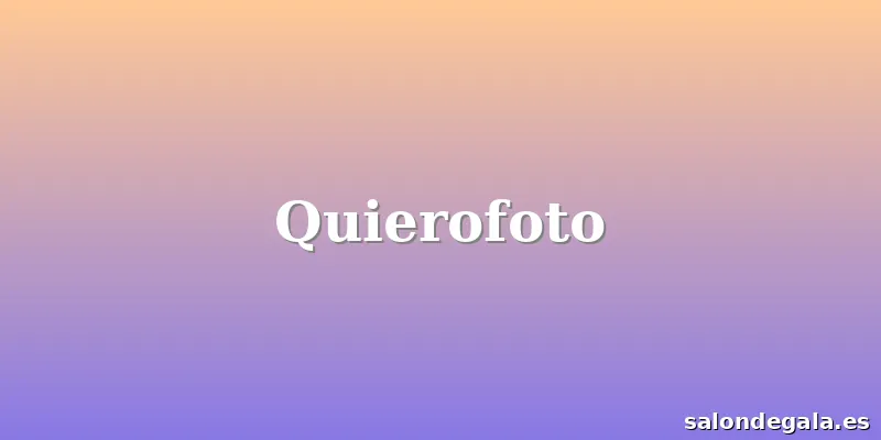 Quierofoto