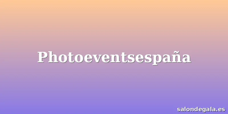 Photoeventsespaña
