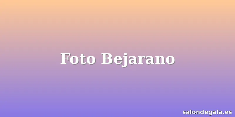 Foto Bejarano