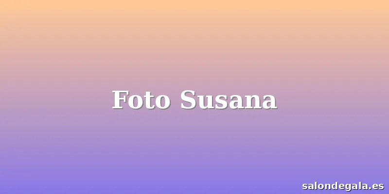 Foto Susana