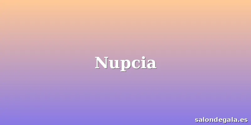 Nupcia