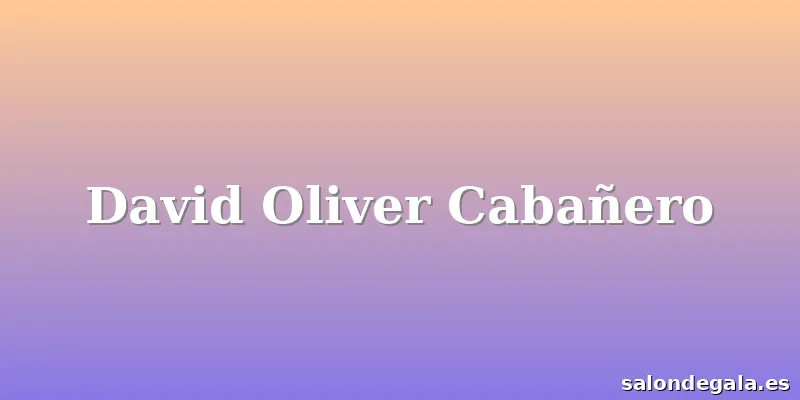 David Oliver Cabañero